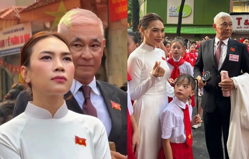 Nam diễn viên Tùng Yuki cũng đồng thời là vệ sĩ quen thuộc của Mỹ Tâm. Trong lễ kỷ niệm 80 năm Cách mạng tháng Tám và Quốc khánh 2/9, ông luôn theo sát để bảo vệ nữ ca sĩ.