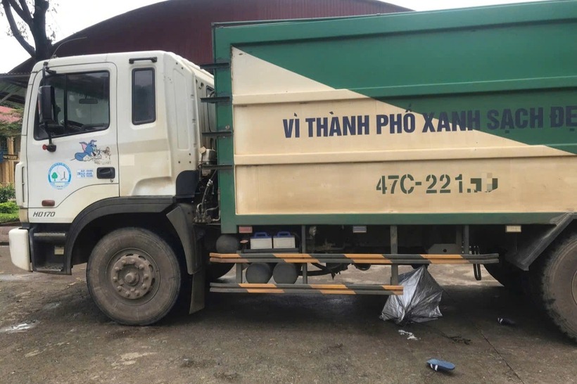 Hiện trường vụ việc. Ảnh: Dân Trí.