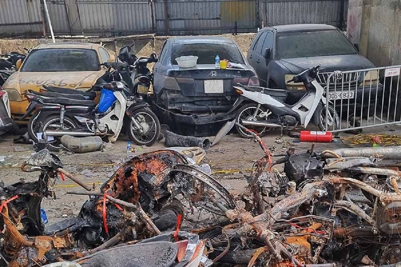 Kết quả điều tra ban đầu vụ cháy bãi xe dưới gầm cầu Vĩnh Tuy - 2