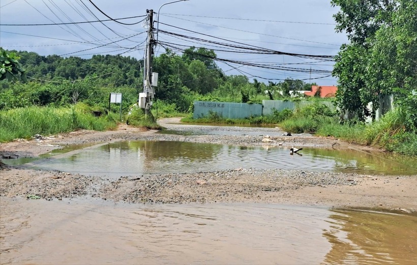Khu vực xảy ra vụ đuối nước khiến nữ sinh lớp 5 tử vong. Ảnh: Tiền phong