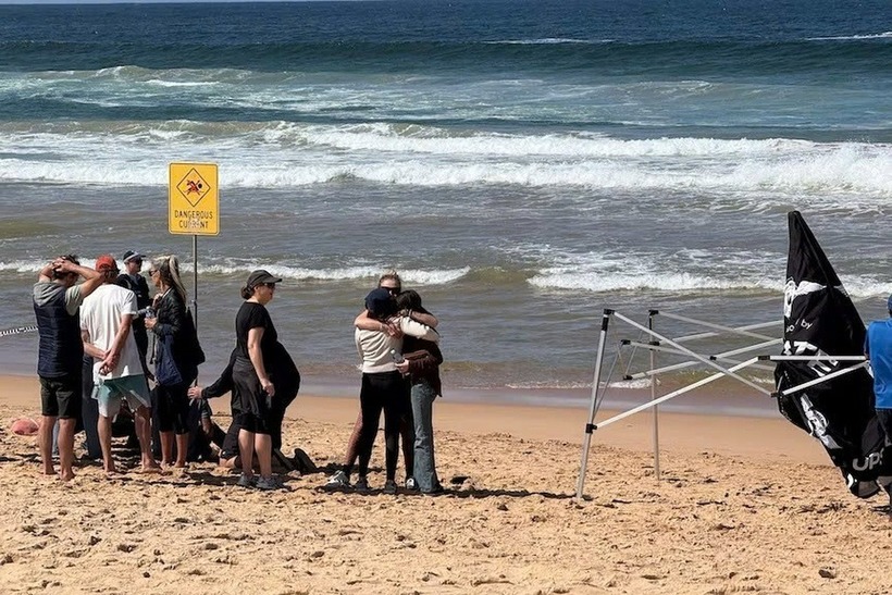 Bãi biển nơi xảy ra sự việc đau lòng. Ảnh: ABC News.