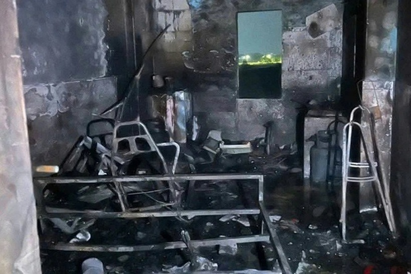 Hiện trường xảy ra vụ việc. Ảnh: Báo Dân trí.