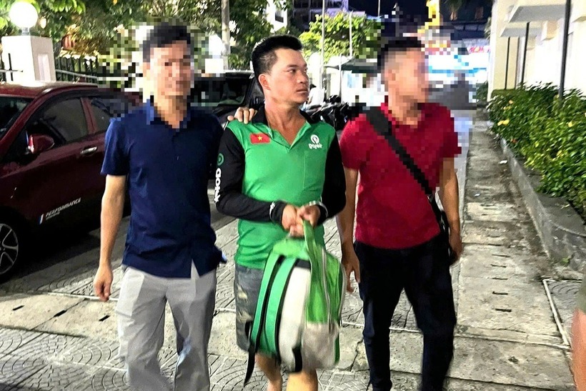 Đối tượng Đức bị bắt giam. (Ảnh: Công an Đà Nẵng)