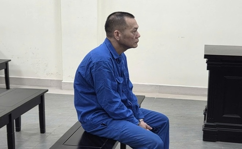 Bị cáo Đỗ Văn Cường bị đưa ra xét xử tại tòa. (Ảnh: ANTĐ)