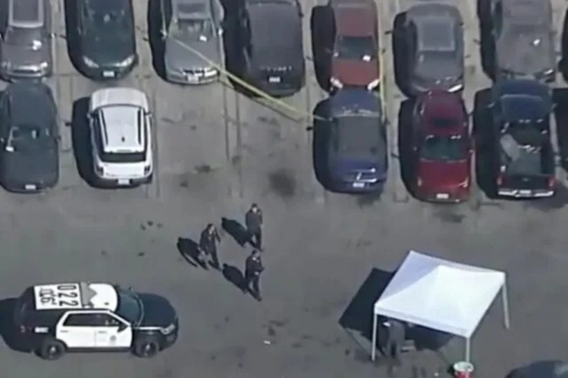 Hiện trường vụ việc. Ảnh: KABC