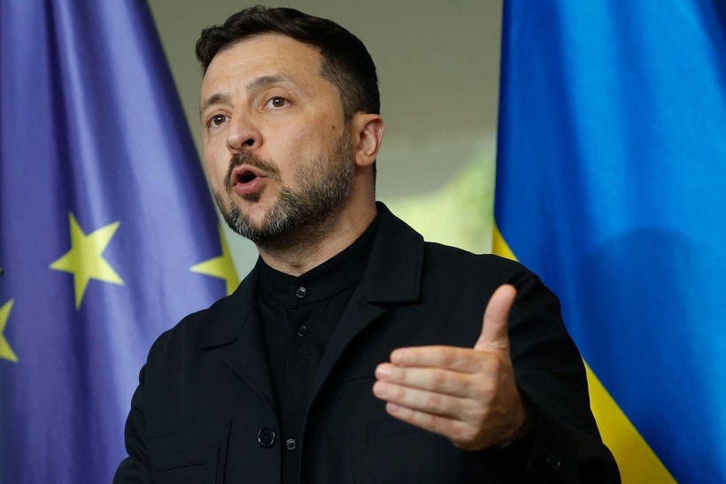 Tổng thống Ukraine Volodymyr Zelensky. Ảnh: Reuters
