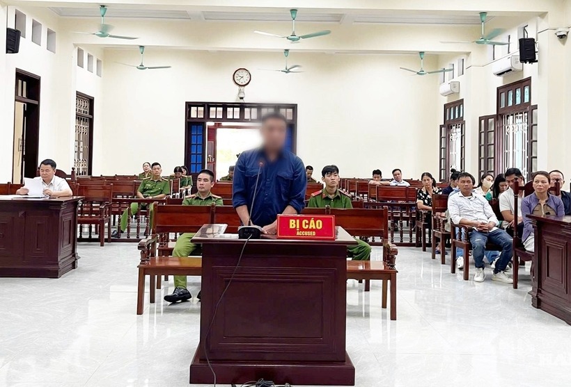 Bị cáo tại phiên xét xử. Ảnh: Công Lý