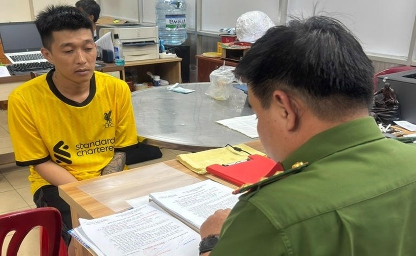 Nguyễn Chí Thành bị bắt vì trộm cắp tài sản ở bệnh viện Bình Tân. (Ảnh: Cơ quan công an)