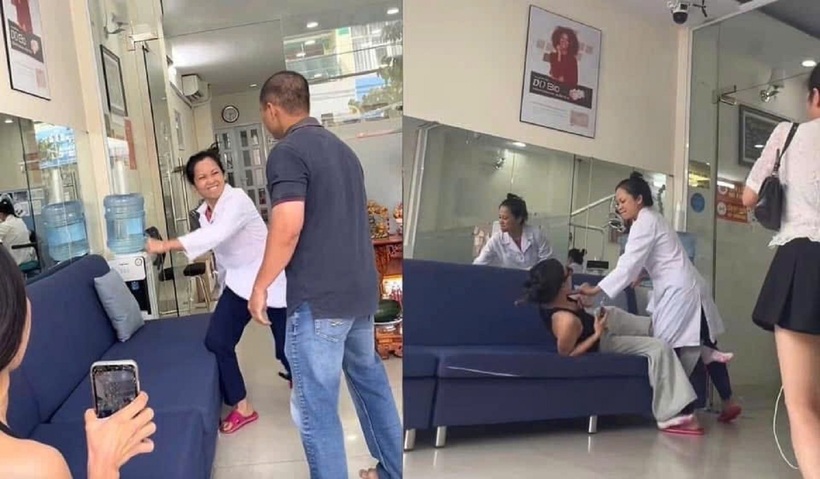 Hình ảnh ghi lại sự việc. Ảnh: Tiền Phong