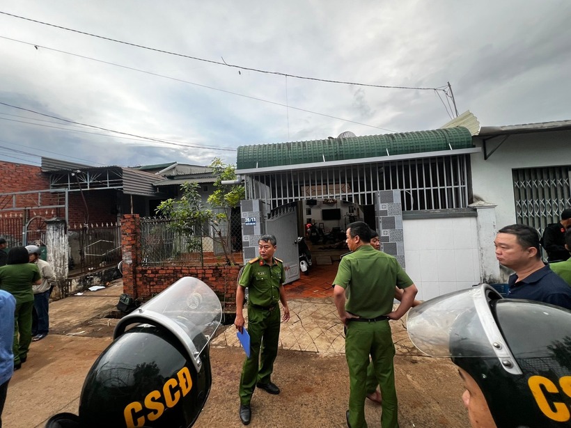 Nơi xảy ra vụ án mạng. Ảnh: Báo Tiền phong.