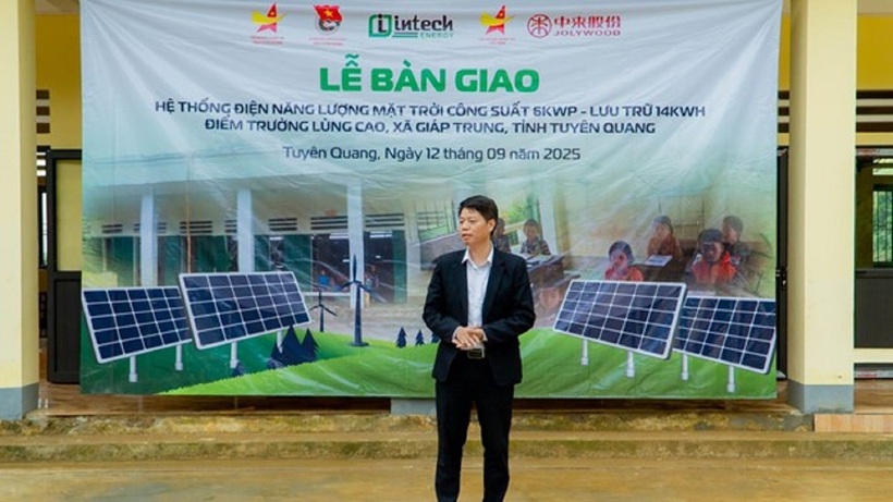 Intech Solar tài trợ hệ thống điện năng lượng mặt trời cho điểm trường khó khăn Tuyên Quang - 2