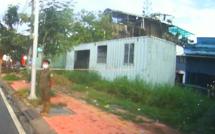 Nơi phát hiện ra thi thể. Ảnh: Báo Tiền phong.