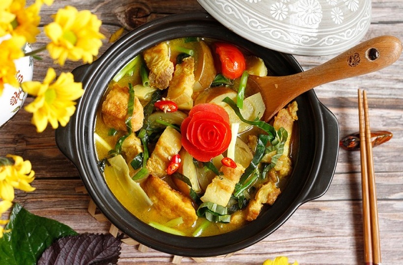 Món cà bung của miền Bắc.