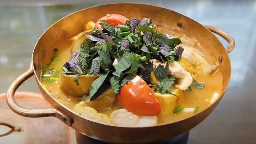 Nồi cà bung hấp dẫn.