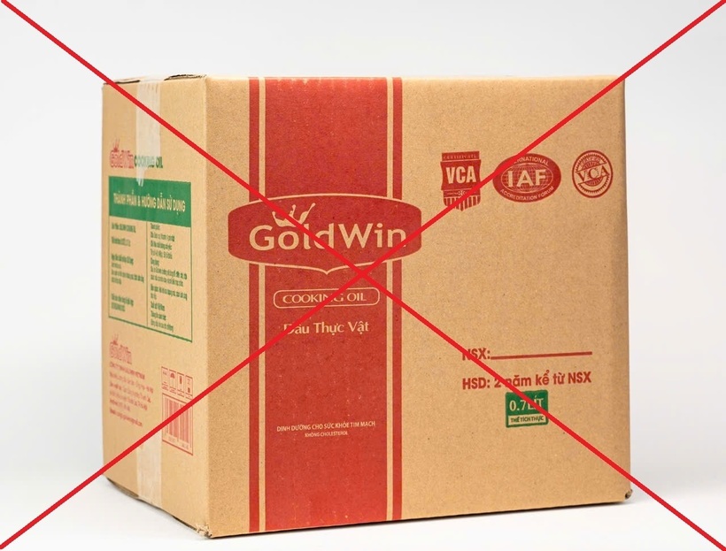 Phát hiện dầu ăn giả, kém chất lượng nhãn hiệu Goldwin Cooking Oil - 2