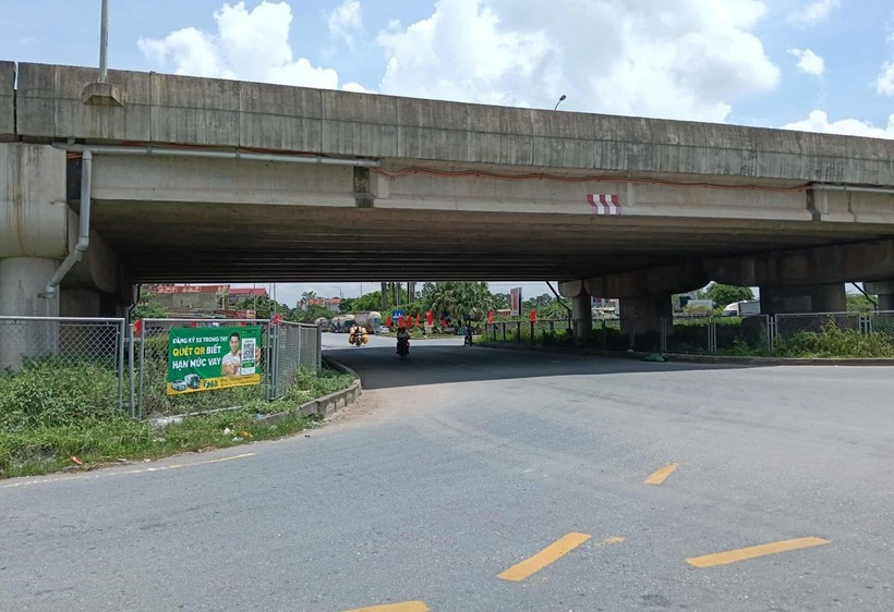 Khu vực xảy ra vụ tai nạn. Ảnh: Vietnamnet