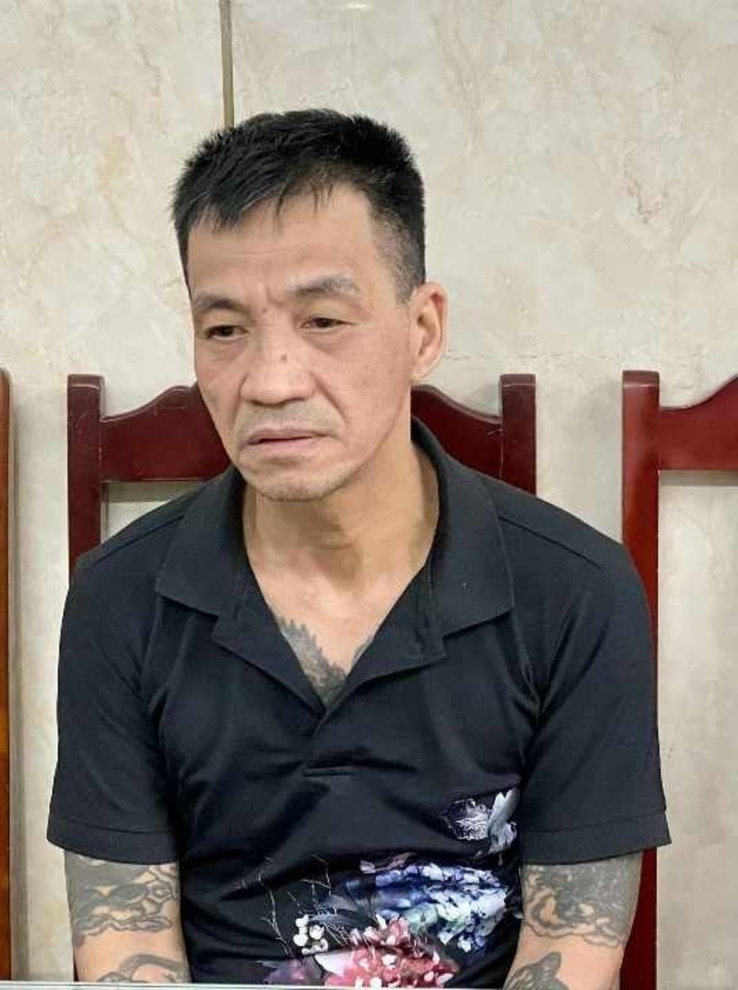 Nguyễn Hải Long (tức Long "tròn") thời điểm bị bắt giữ. Ảnh: Người Lao Động.