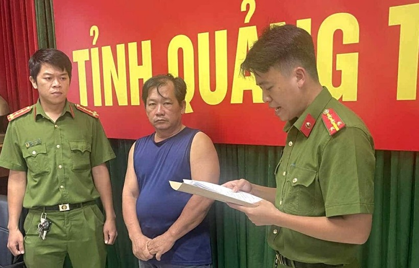 Nam tài xế điều khiển xe gây ra vụ tai nạn bị khởi tố. Ảnh: Công an tỉnh Quảng Trị