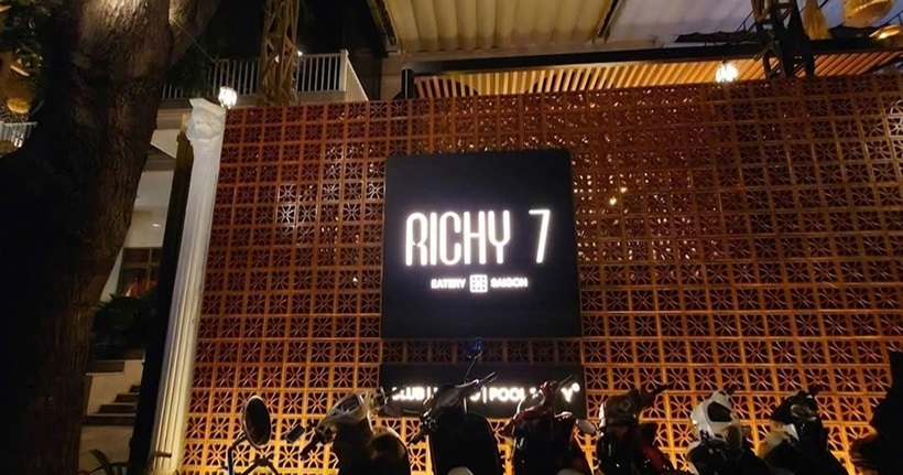 KTV Richy 7 núp bóng là nhà hàng nhưng là điểm ăn chơi. Ảnh: Vietnamnet