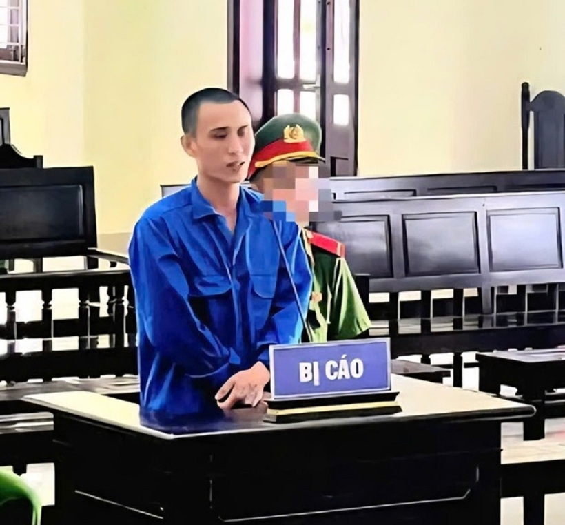 Bị cáo Nguyễn Văn Thành tại phiên tòa. Ảnh: Người đưa tin