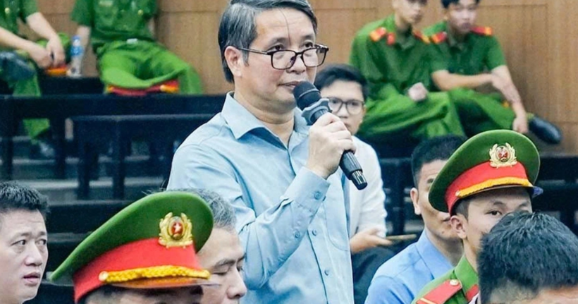 Bị cáo Phạm Thái Hà tại phiên xét xử (Ảnh: P.A.).