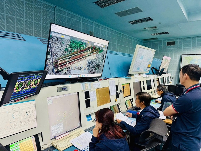 Các kíp trực tại ACC HCM và APP TSN đã phối hợp chặt chẽ tại lần bay hiệu chuẩn PBN tại sân bay Long Thành ngày 2/8