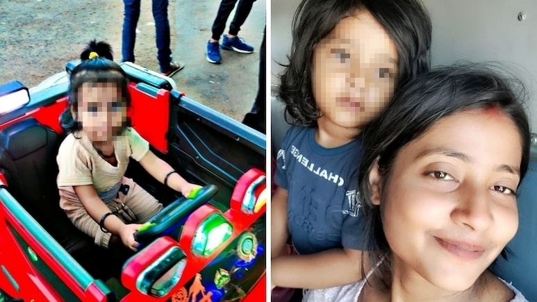 Anjali và con gái 3 tuổi của mình. Ảnh: NDTV