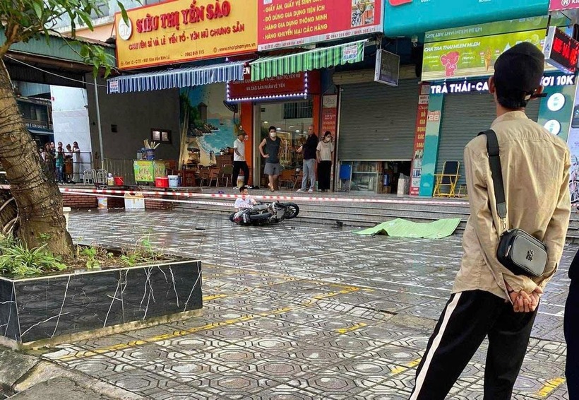Hiện trường nơi xảy ra sự việc. Ảnh: Dân Việt.