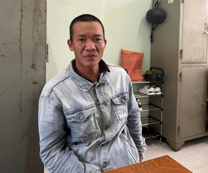 Nguyễn Thành Kính bị bắt giữ khẩn cấp. Ảnh: Báo Tuổi trẻ.