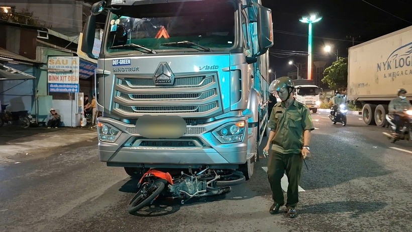 Hiện trường vụ tai nạn. Ảnh: Báo Tiền phong.