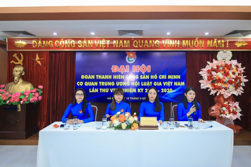 Đoàn TNCS Hồ Chí Minh Cơ quan Hội Luật gia Việt Nam là Đoàn cơ sở trực thuộc Đoàn TNCS Hồ Chí Minh Mặt trận Tổ quốc, các đoàn thể Trung ương.