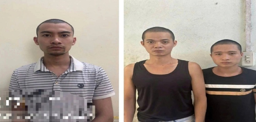 3 đối tượng lừa livestream bán đá “đổ thạch” vừa bị khởi tố. Ảnh: Dân Trí