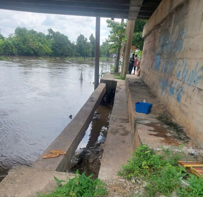 Hiện trường nơi xảy ra vụ việc. (Ảnh: Tiền phong)