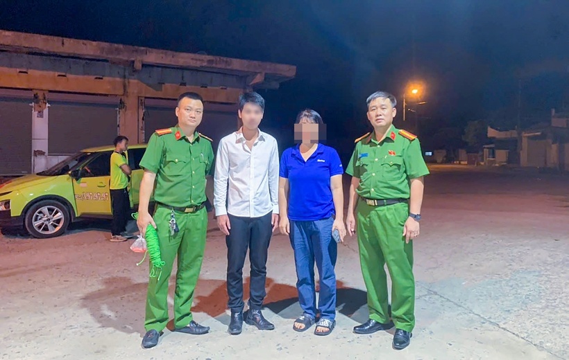 Thanh niên T.Đ.P (áo trắng). Ảnh: Công an TP Hải Phòng.