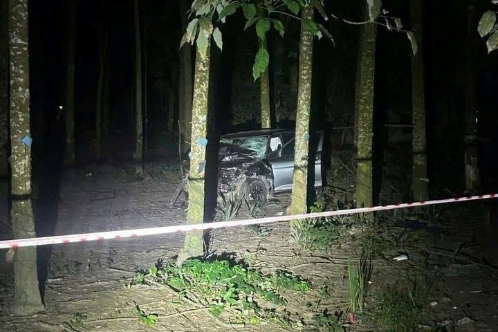 Hiện trường vụ tai nạn. Ảnh: Xây dựng