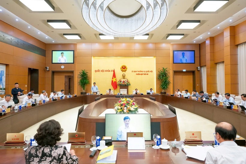 Quang cảnh phiên họp chiều 22/9 (Ảnh: Media Quốc hội).