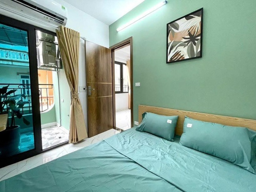 Một phòng trọ ở trung tâm phường Cầu Giấy có giá thuê 6 triệu đồng/tháng. Ảnh: Thanh niên