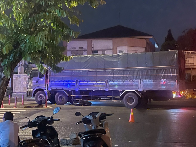 Hiện trường vụ tai nạn. Ảnh: Báo Tiền phong.