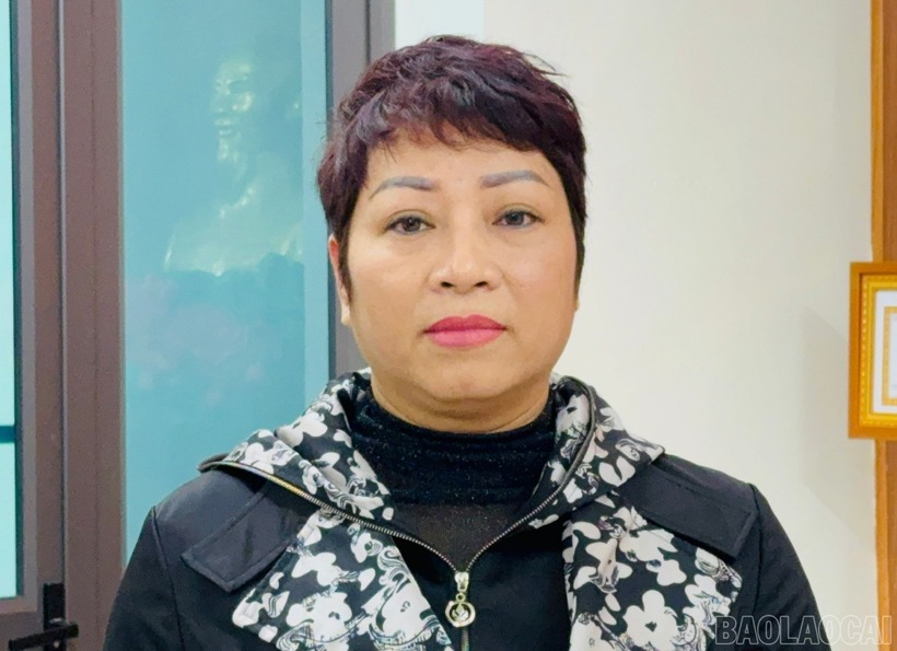 Đối tượng Nguyễn Kim Anh. (Ảnh: Báo Lào Cai)