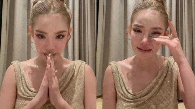 Suphannee “Baby” Noinonthong bật khóc khi vướng ồn ào. Ảnh: The Thaiger.