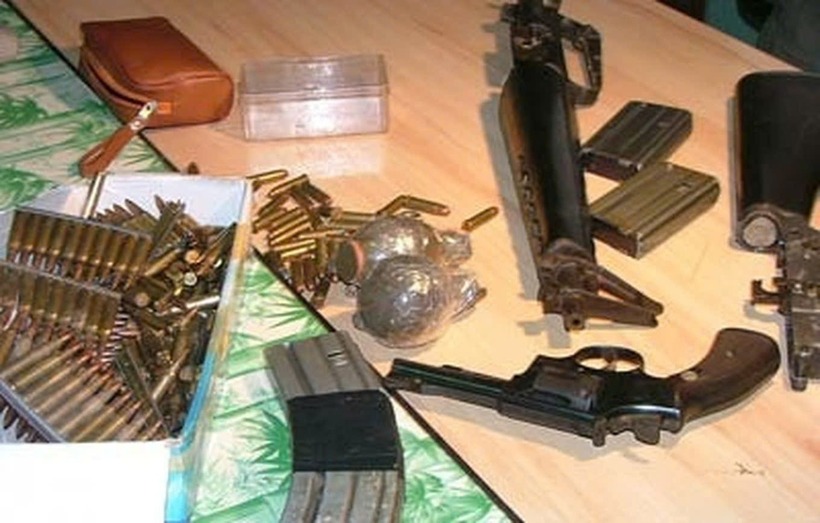 Tang vật vụ án. Ảnh: Báo Dân trí.