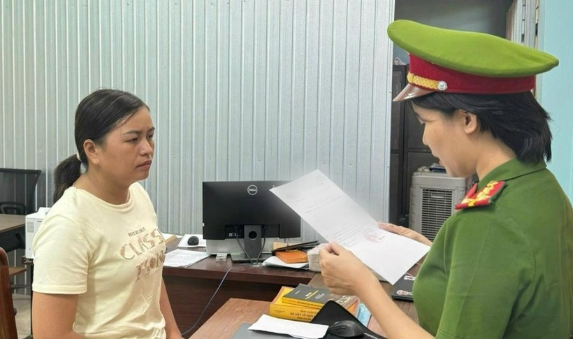 Đối tượng Trần Thị Vân. Ảnh: Công an TP Đà Nẵng.