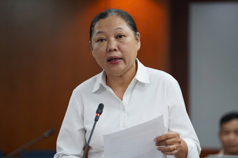 Bà Phạm Đắc Mỵ Trân, quyền Trưởng phòng Phòng Thông tin điện tử, Sở Văn hóa và Thể thao TP.HCM. Ảnh: Báo Tiền phong.
