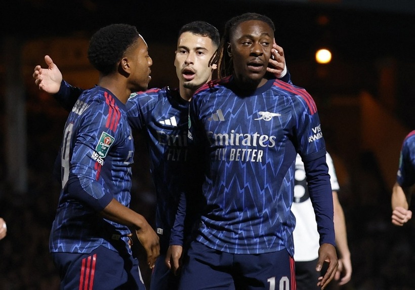 Kết quả bóng đá hôm nay ngày 25/9: Arsenal thắng dễ Port Vale. Ảnh: Reuters.