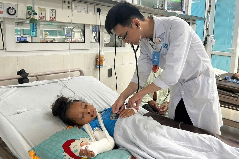 Bệnh nhân T. đang hồi phục tốt. Ảnh: Dân Trí.