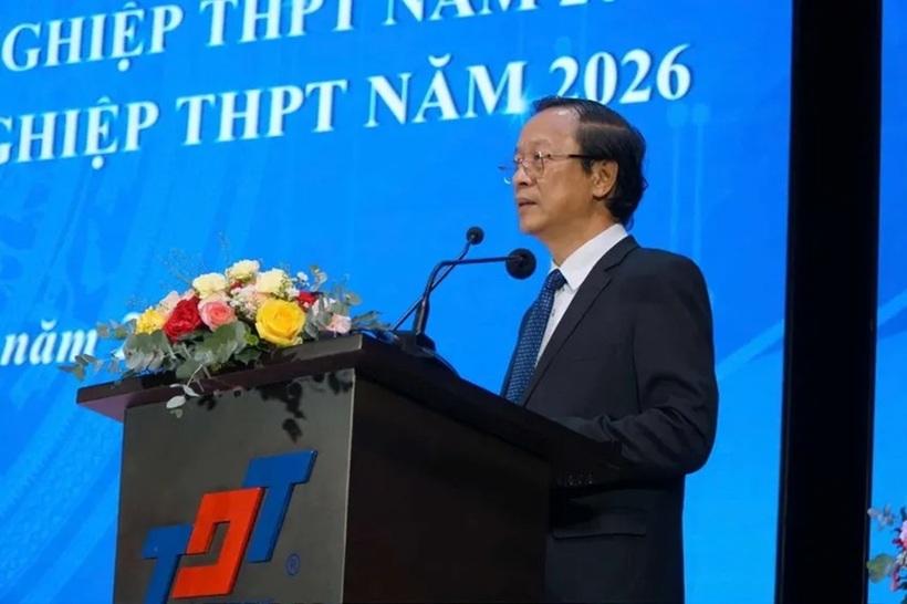 Thứ trưởng Bộ GD&ĐT Phạm Ngọc Thưởng. Ảnh: PLO