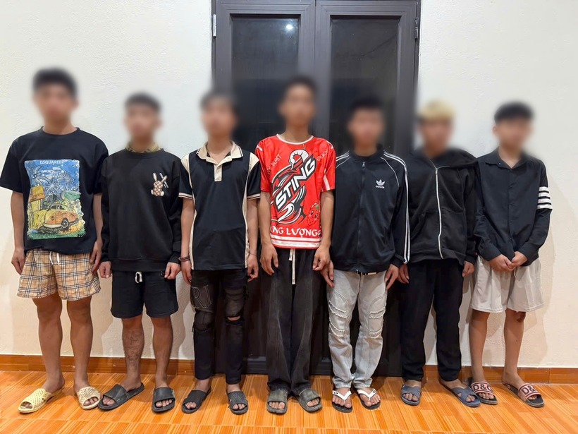 Cơ quan CSĐT triệu tập 7 đối tượng liên quan đến làm rõ vụ việc. (Ảnh: Công an Lai Châu)