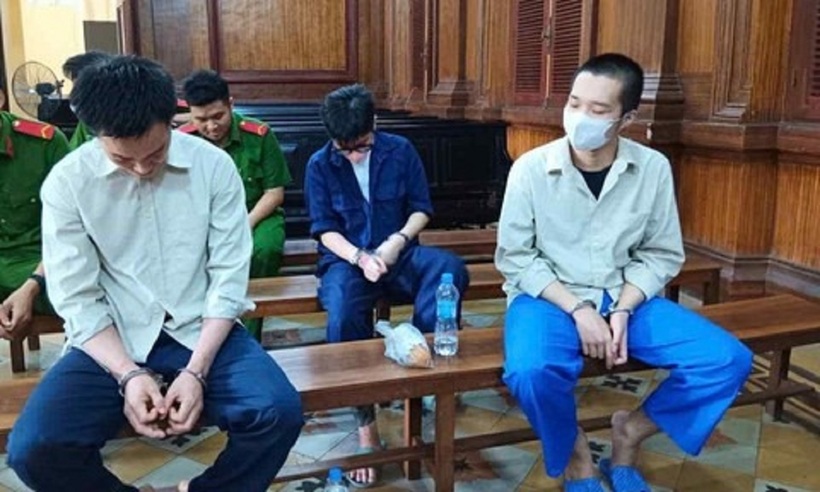 3 bị cáo tại phiên xét xử. Ảnh: Công an TP.HCM