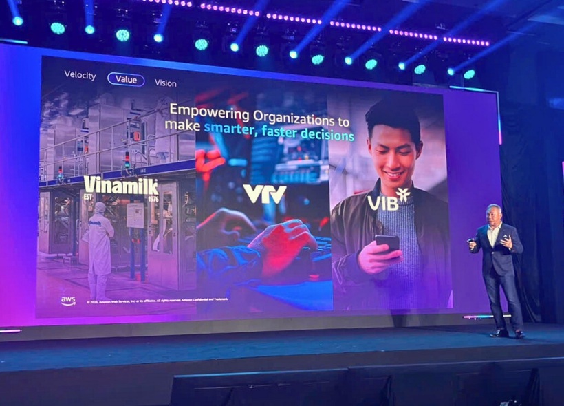 Ông Eric Yeo, Tổng giám đốc AWS Việt Nam, phát biểu tại sự kiện(Ảnh: Minh Anh).