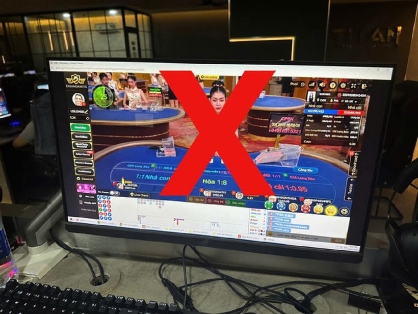 Trang mạng các đối tượng tham gia đánh bạc.